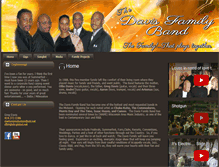 Tablet Screenshot of davisfamilyband.com